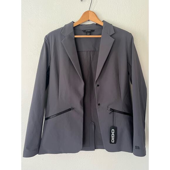 New with Tags Women's Ogio Gray‎ Ladies Fusion Blazer Size Medium - Picture 6 of 6